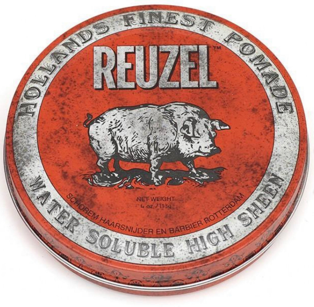 Reuzel RED Pomade - High Sheen, Water-Based - Mens Room Barber