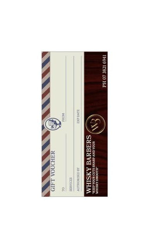 WHISKY BARBERS VOUCHERS